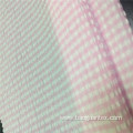 100% Polyester Checked Pattern Crepe Yarn Dyed Cloth